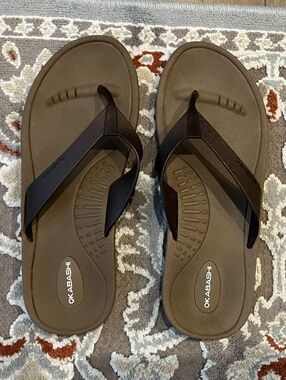 Okabashi Brown Thong Sandals